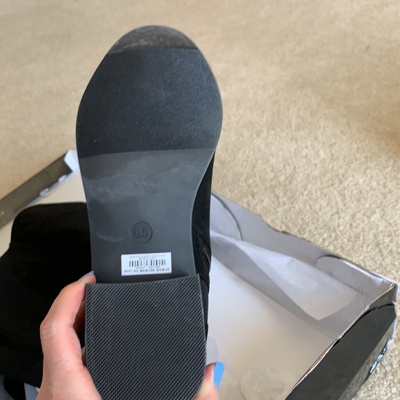 Black wide calf boots - Picture 5 of 6